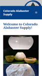 Mobile Screenshot of coloradoalabaster.com