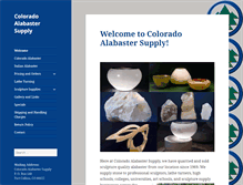 Tablet Screenshot of coloradoalabaster.com